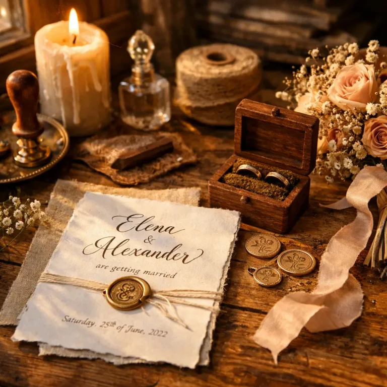 Свадебная атрибутика: что заказать в мастерской Новосибирска?