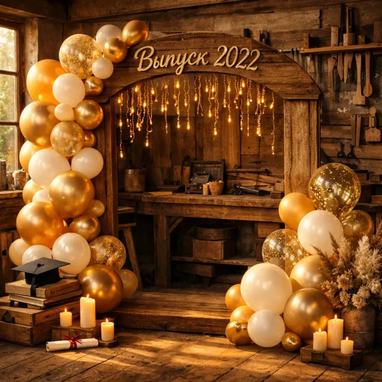 Праздничное оформление выпускных: дерево и декор