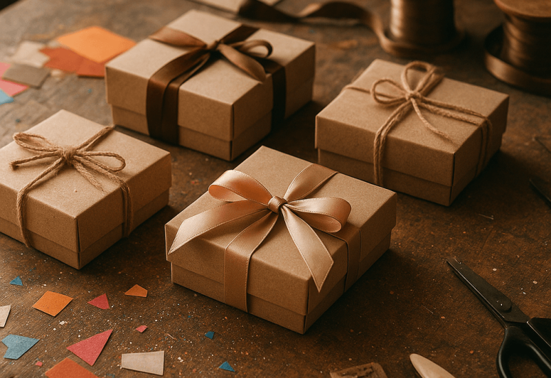 Шоколадные наборы в эко-упаковке: тренд 2026 на осмысленные подарки без лишнего. Авторская работа