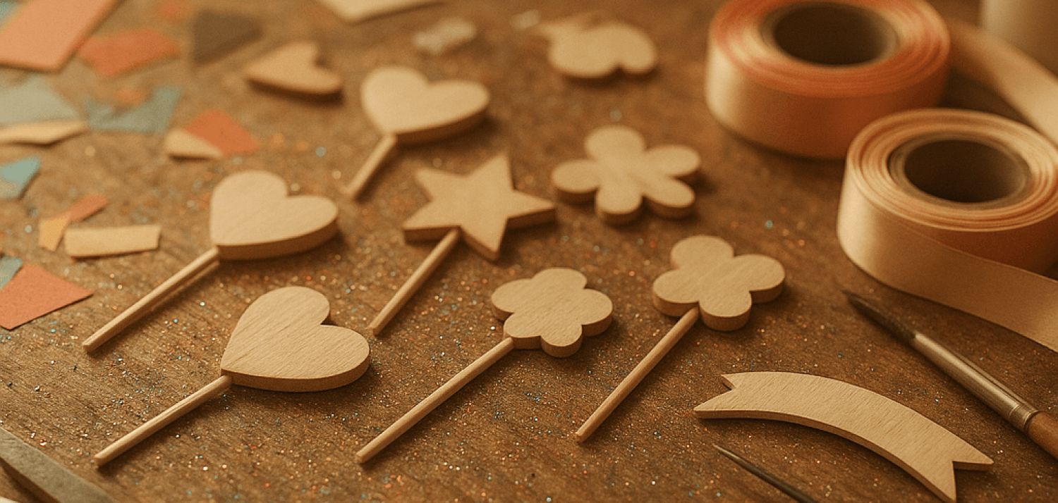 Деревянные топперы для торта: от 23 февраля к 8 марта — праздничное оформление для каждой даты. Авторская работа