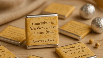 Шоколад для свадьбы, дня рождения, юбилея. Шоколад комплимент. Шоколад для бизнеса. Новосибирск